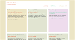 Desktop Screenshot of aminta.de